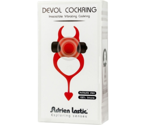 ADRIEN LASTIC - DEVOL COCKRING RED VIBRATOR RING