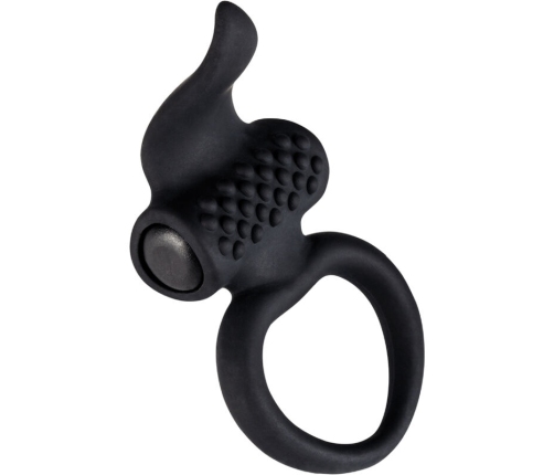 ADRIEN LASTIC - LINGUS BLACK VIBRATOR RING
