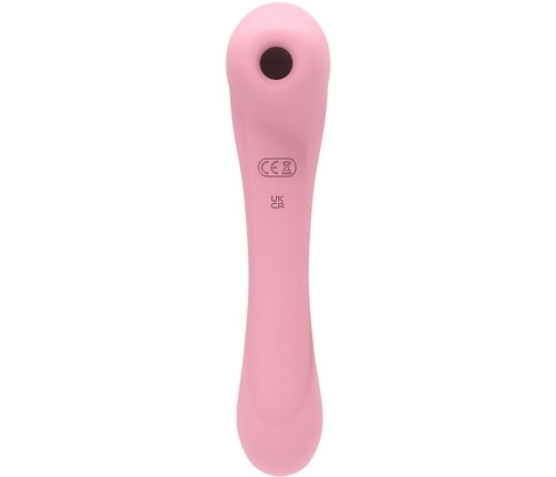FEMINTIMATE - DAISY MASSAGER SUCTION AND VIBRATOR PINK