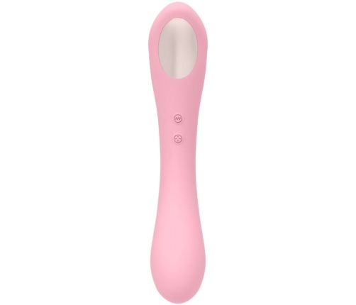 FEMINTIMATE - DAISY MASSAGER SUCTION AND VIBRATOR PINK