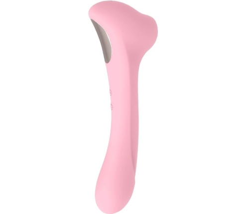 FEMINTIMATE - DAISY MASSAGER SUCTION AND VIBRATOR PINK