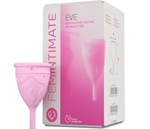 FEMINTIMATE - EVE SILICONE MENSTRUAL CUP - SIZE L
