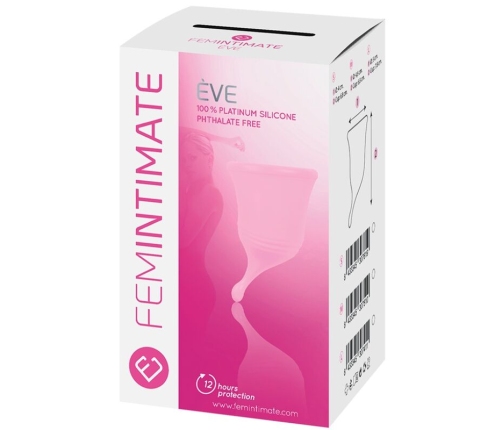 FEMINTIMATE - EVE NEW SILICONE MENSTRUAL CUP - SIZE L