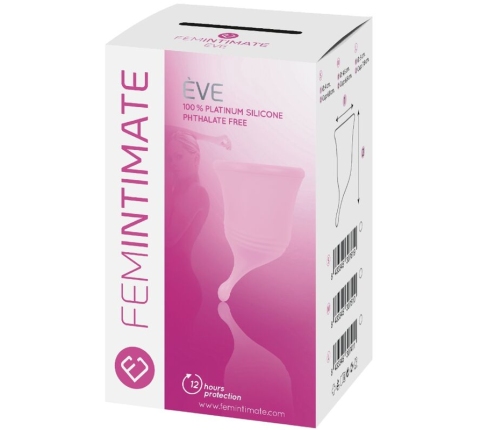 FEMINTIMATE - EVE NEW SILICONE MENSTRUAL CUP - SIZE S