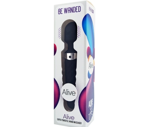 ALIVE - BE WANDED VIBRATOR MASSAGER BLACK