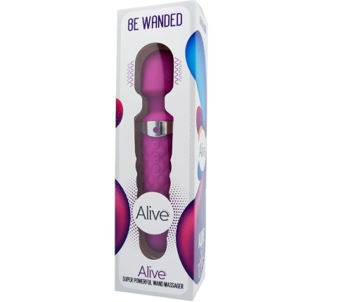 ALIVE - BE WANDED VIBRATOR MASSAGER PURPLE
