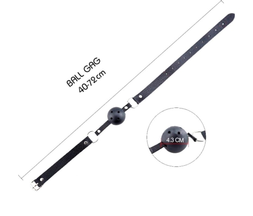 ALIVE - DISCRETION BREATHABLE GAG BLACK