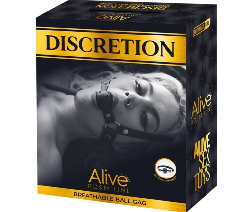 ALIVE - DISCRETION BREATHABLE GAG RED