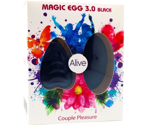 ALIVE - MAGIC EGG 3.0 VIBRATING EGG REMOTE CONTROL BLACK