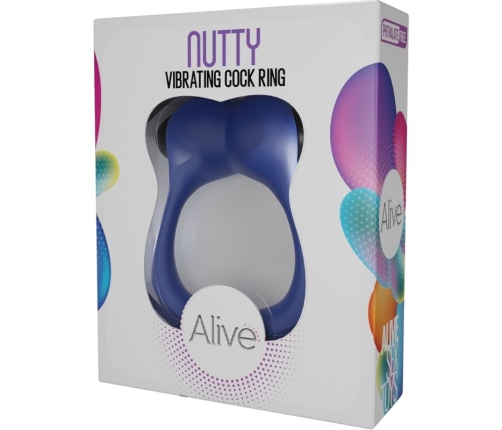 ALIVE - NUTTY VIBRATING RING BLUE