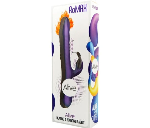 ALIVE - ROMAX VIBRATOR RABBIT SILICONE VIOLET