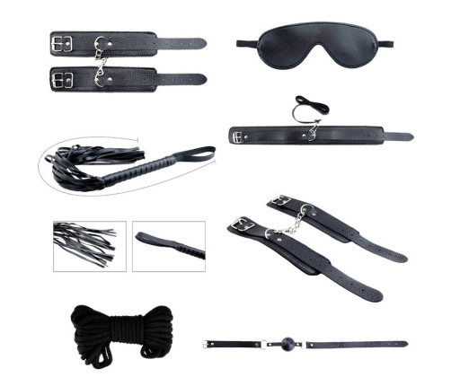 ALIVE - SECRET DESIRES KIT 7 PIECES BDSM BLACK