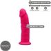 SILEXD - MODELO 2 PENE REALÍSTICO SILICONA PREMIUM SILEXPAN FUCSIA 15 CM