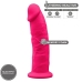 SILEXD - MODELO 2 PENE REALÍSTICO SILICONA PREMIUM SILEXPAN FUCSIA 23 CM
