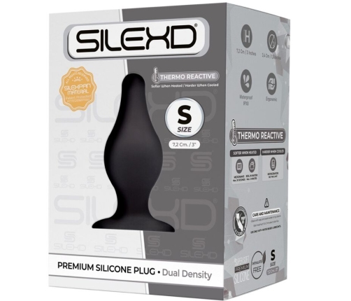 SILEXD - MODELO 2 PLUG ANAL SILICONA PREMIUM SILEXPAN PREMIUM TERMORREACTIVO TALLA S