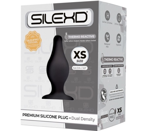 SILEXD - MODEL 2 ANAL PLUG PREMIUM SILEXPAN SILICONE PREMIUM THERMOREACTIVE SIZE XS
