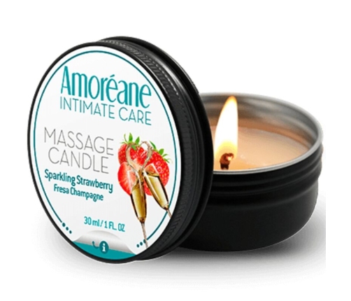 AMOREANE - MASSAGE CANDLE STRAWBERRY CHAMPAGNE 30 ML