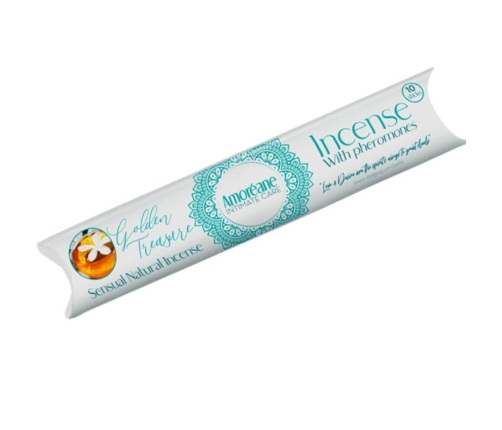 AMOREANE - GOLDEN TREASURE INCENSE WITH PHEROMONES JASMINE AROMA
