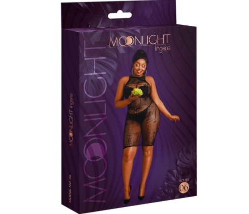 MOONLIGHT - MODEL 6 DRESS BLACK PLUS SIZE