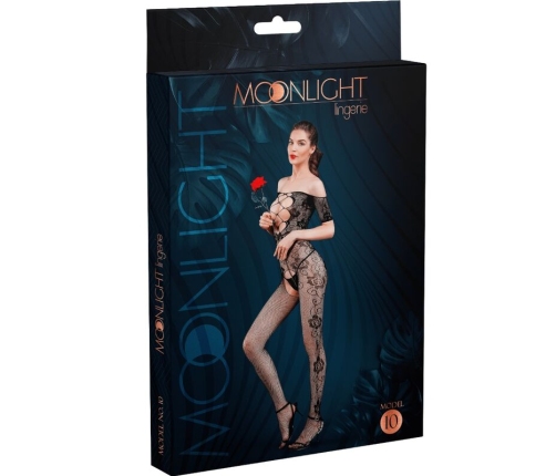 MOONLIGHT - MODEL 10 BODYSTOCKING BLACK ONE SIZE