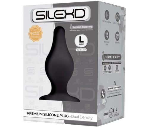 SILEXD - MODEL 2 ANAL PLUG PREMIUM SILEXPAN SILICONE PREMIUM THERMOREACTIVE SIZE L