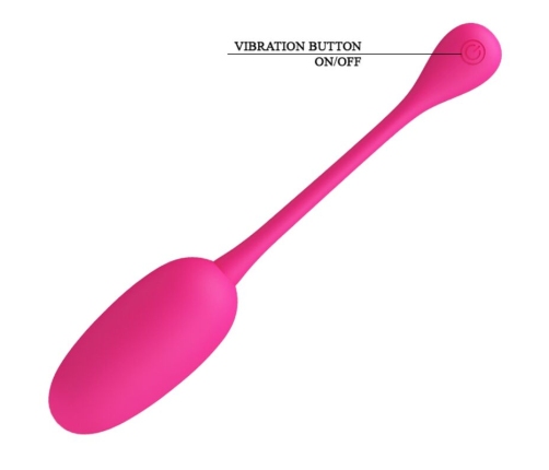 PRETTY LOVE - KNUCKER HUEVO VIBRADOR RECARGABLE ROSA