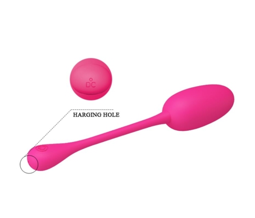 PRETTY LOVE - KNUCKER HUEVO VIBRADOR RECARGABLE ROSA