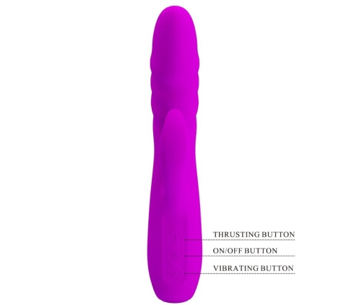 PRETTY LOVE - MELANIE VIBRADOR CONEJO RECARGABLE MORADO