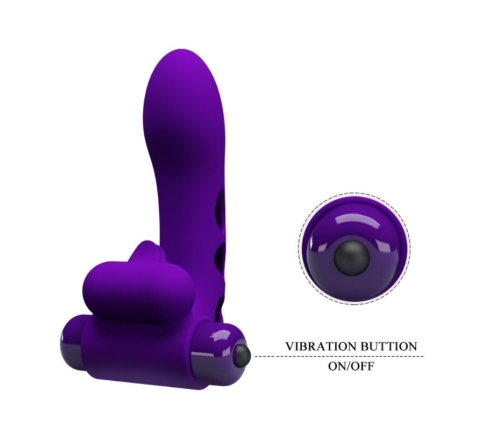 PRETTY LOVE - ORLANDO PURPLE VIBRATOR FINGER COVER