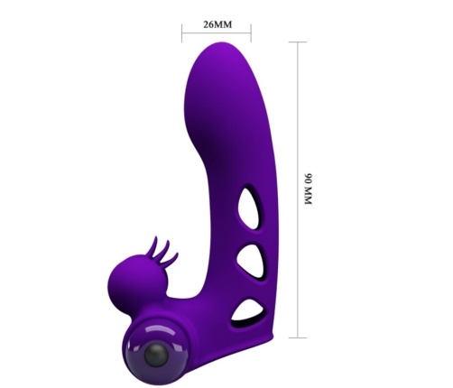 PRETTY LOVE - ORLANDO PURPLE VIBRATOR FINGER COVER