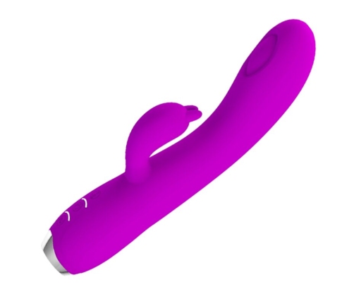 PRETTY LOVE - REGINA RECHARGEABLE VIBRATOR-SUCTION GEL PURPLE