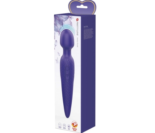 PRETTY LOVE - ANTONY YOUTH WAND VIBRATOR VIOLET HEAT EFFECT