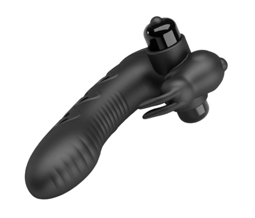PRETTY LOVE - VANCE BLACK RABBIT VIBRATOR FINGER COVER