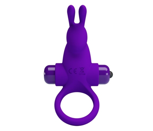 PRETTY LOVE - VIBRATOR RING I RABBIT FOR PURPLE PENIS