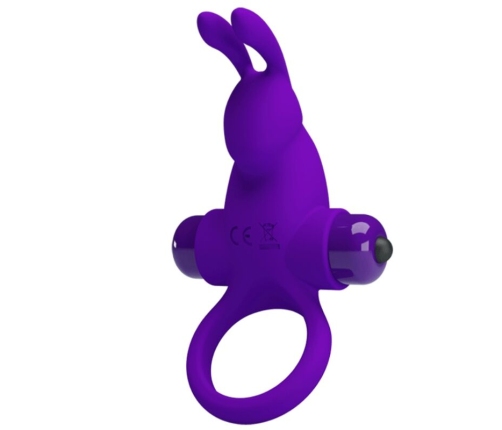 PRETTY LOVE - VIBRATOR RING I RABBIT FOR PURPLE PENIS