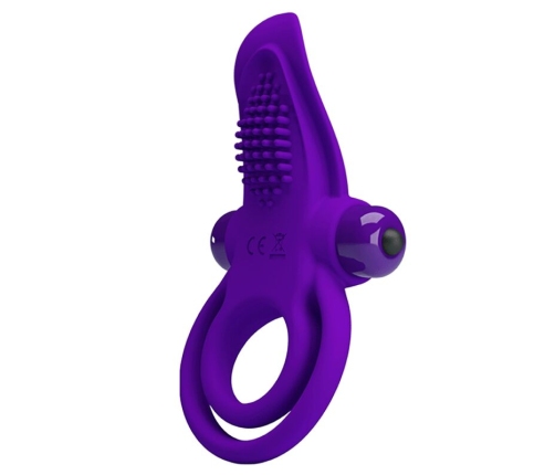 PRETTY LOVE - PURPLE VIBRATING PENIS RING
