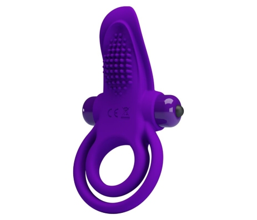 PRETTY LOVE - PURPLE VIBRATING PENIS RING