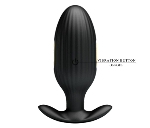 PRETTY LOVE - JEFFERSON APP CONTROLLED ANAL PLUG BLACK