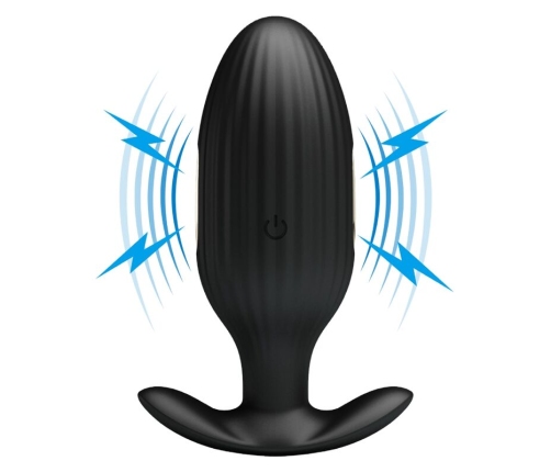 PRETTY LOVE - JEFFERSON APP CONTROLLED ANAL PLUG BLACK