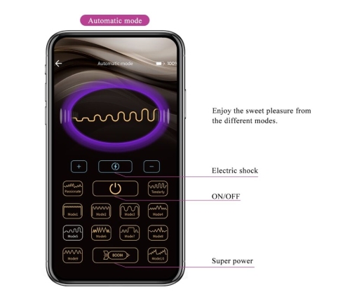 PRETTY LOVE - JEFFERSON APP CONTROLLED ANAL PLUG BLACK