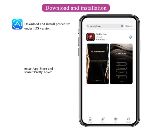 PRETTY LOVE - NYMPH HUEVO VIBRADOR CONTROLADO POR APP VIOLETA