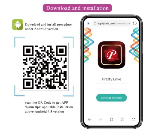 PRETTY LOVE - NYMPH HUEVO VIBRADOR CONTROLADO POR APP VIOLETA