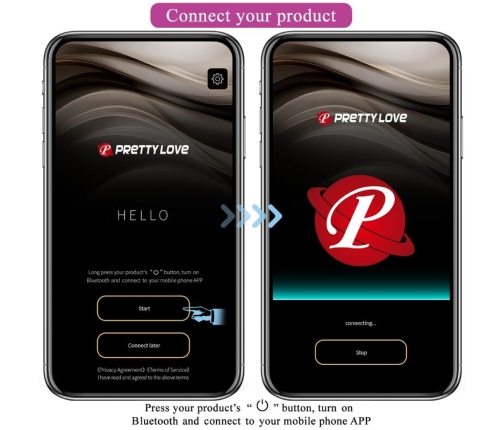 PRETTY LOVE - NYMPH HUEVO VIBRADOR CONTROLADO POR APP VIOLETA