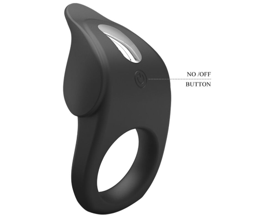 PRETTY LOVE - SUSANNA VIBRATING PENIS RING BLACK