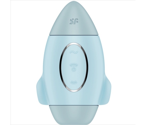 SATISFYER - MISSION CONTROL BLUE SMALL DOUBLE IMPULSE VIBRATOR
