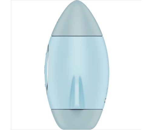 SATISFYER - MISSION CONTROL BLUE SMALL DOUBLE IMPULSE VIBRATOR