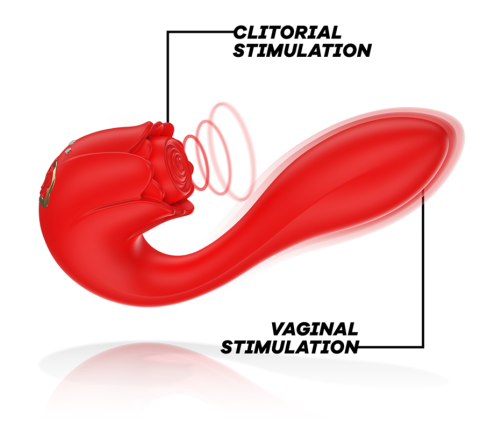 MIA - SELENA STIMULATOR VIBRATING + TAPPING RED