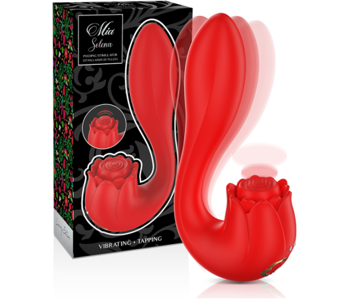MIA - SELENA STIMULATOR VIBRATING + TAPPING RED