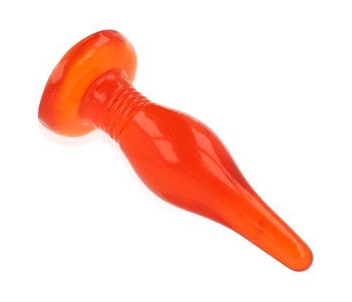 BAILE - RED SOFT TOUCH ANAL PLUG 14.2 CM