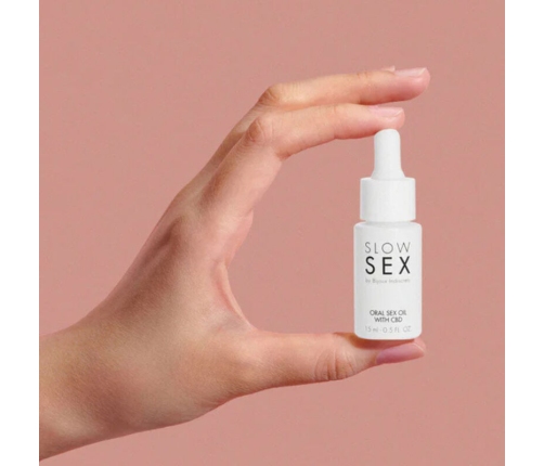 BIJOUX - SLOW SEX ORAL SEX OIL WITH CBD 15 ML